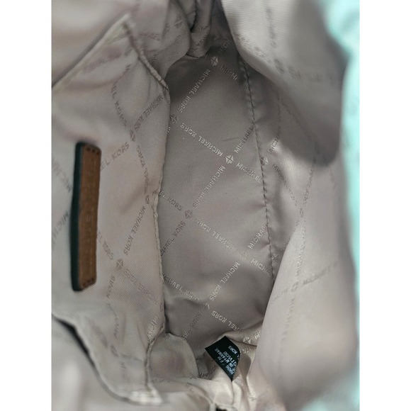 Michael KORS Brown Monogram Logo Canvas Leather Wallet Crossbody Bag 32T1GT9C3B - Picture 6 of 6